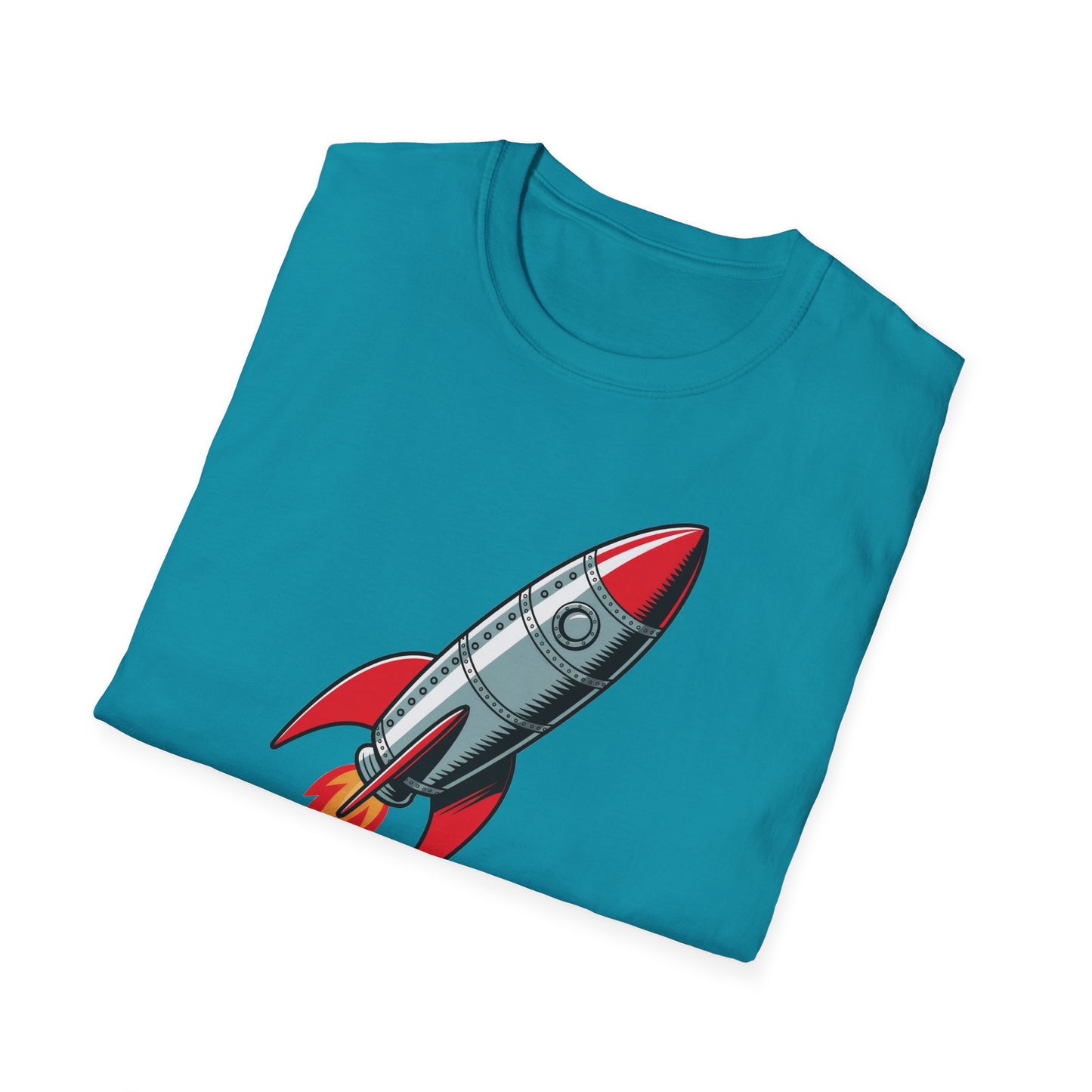 Rocket Graphic T-Shirt Retro Space Rocket Shirt
