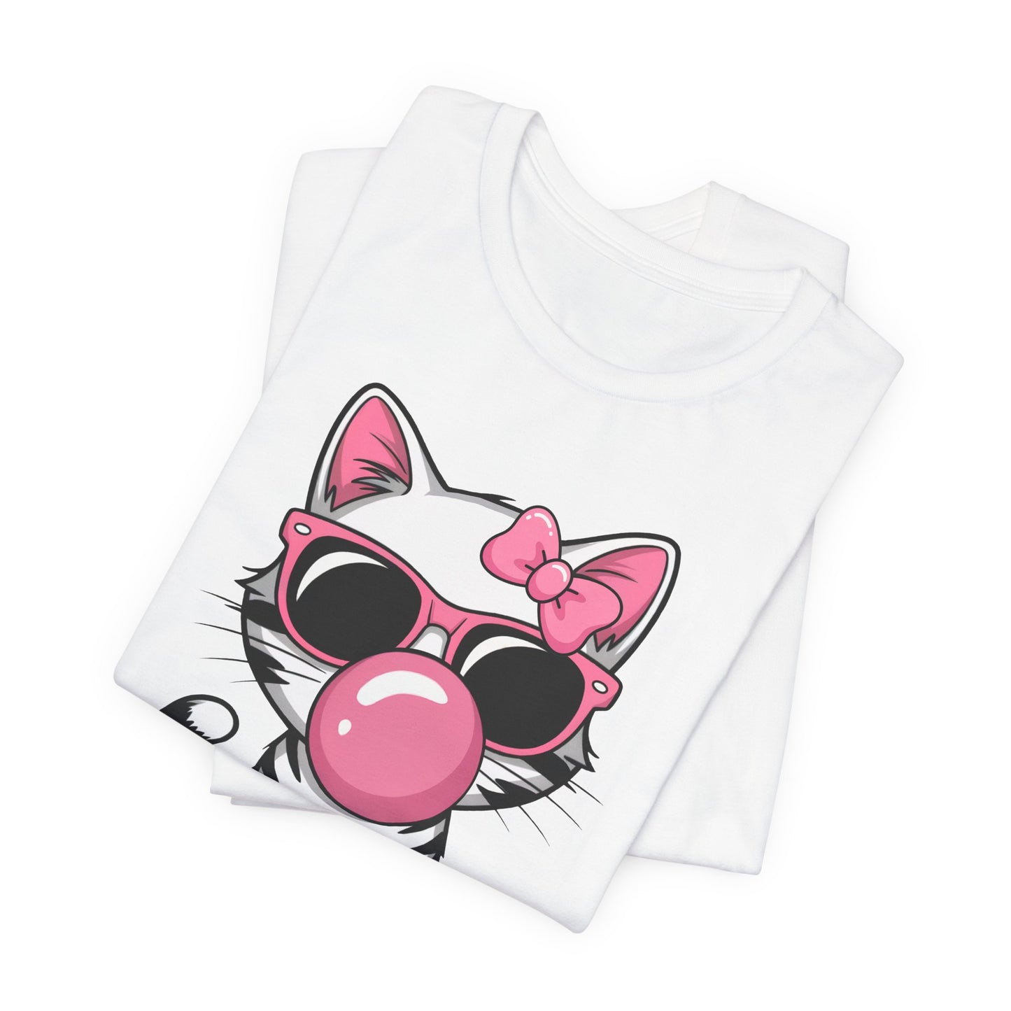 Bubble Gum Girl Kitty T-Shirt