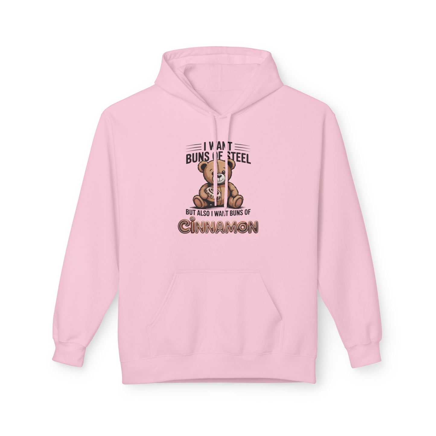 Cinnamon Bun Bear Hoodie, Cozy Unisex Pullover, Gift for Animal Lovers, Cute Fall Apparel, Funny Sweatshirt for Cinnamon Lovers