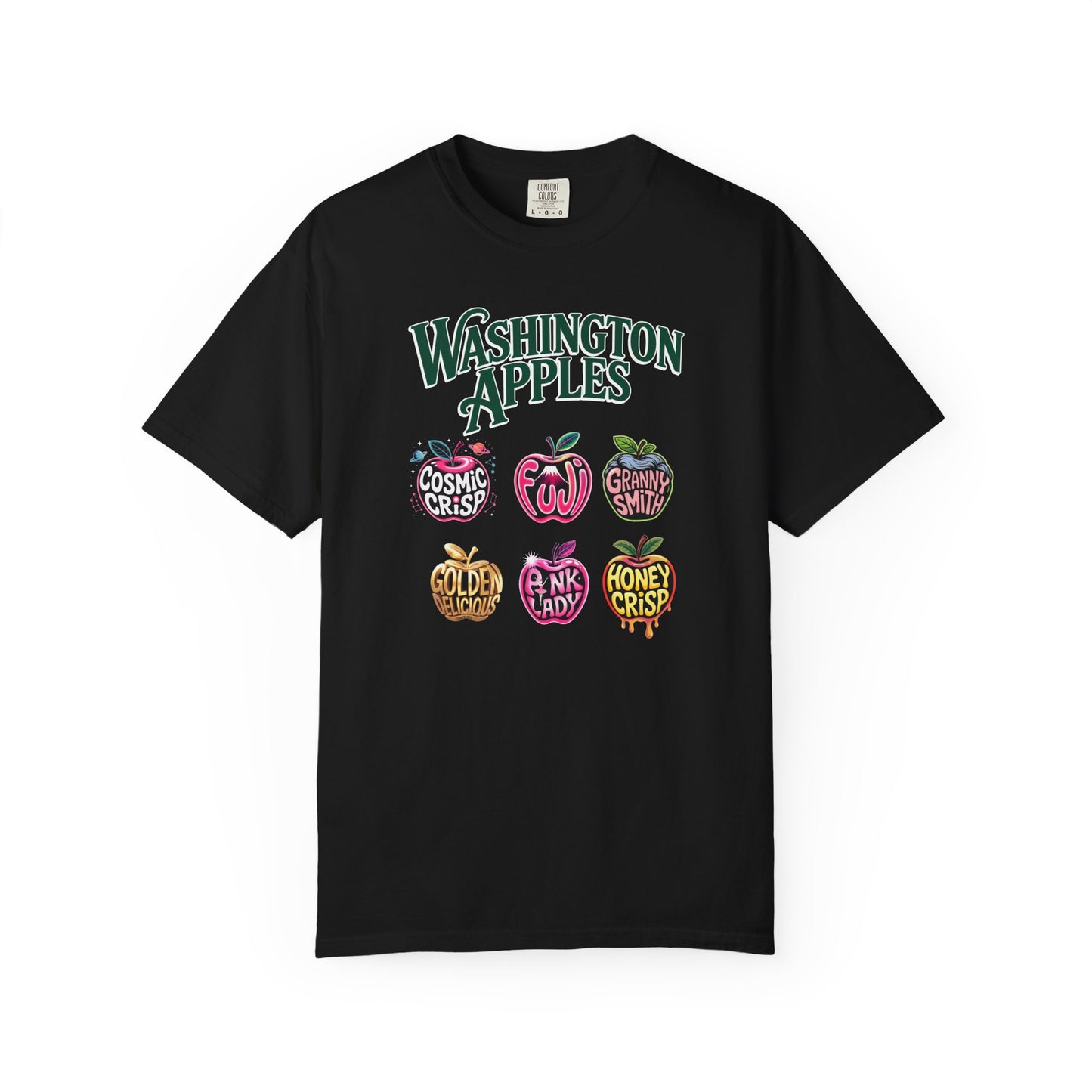 Washington Apples Graphic Tee, Series 1 Cosmic Crisp thru Honey Crisp