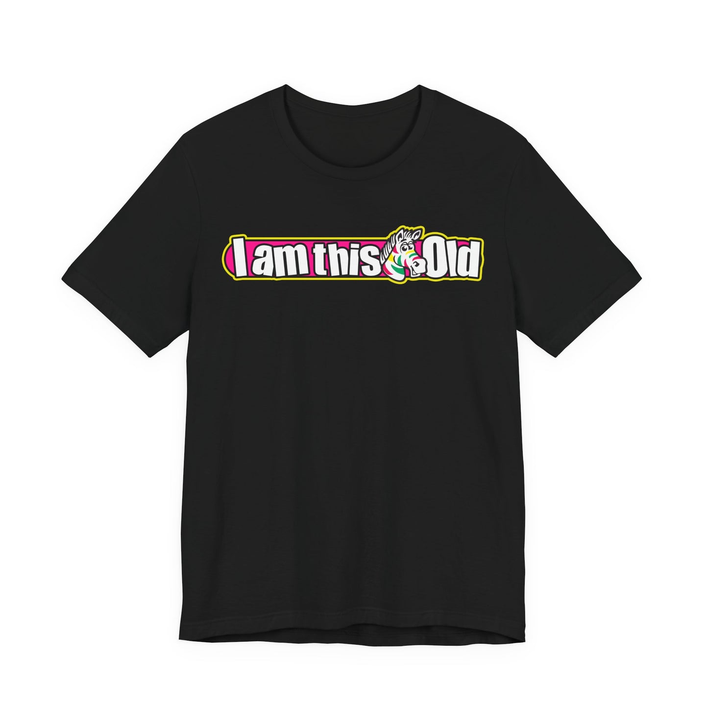 I am this old Fruit Stripe Gum Tshirt, novelty tee, Retro vintage logos