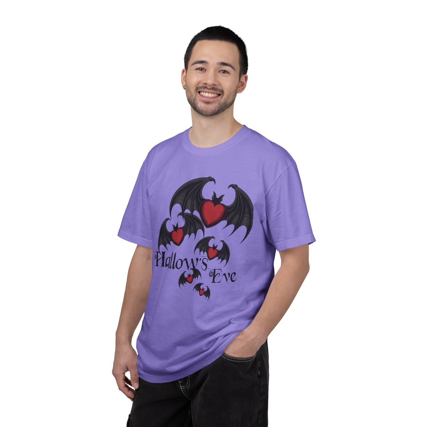 Soar into Spooky Season - Hallow's Eve Bat Heart Tee!