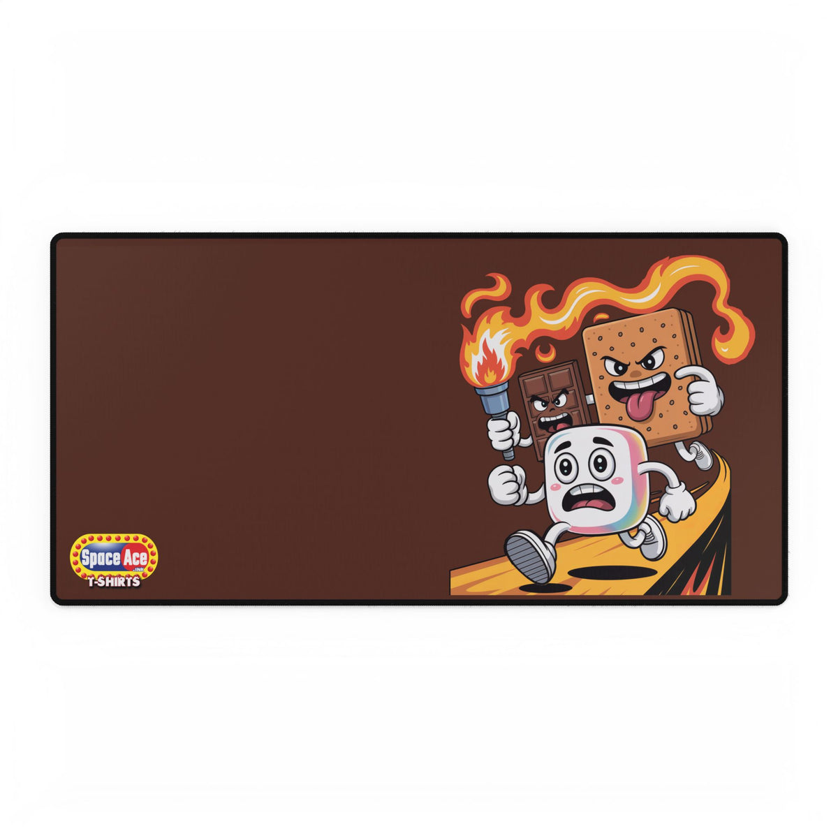 Cartoon S'mores Chase Desk Mat - Gaming Mousepad