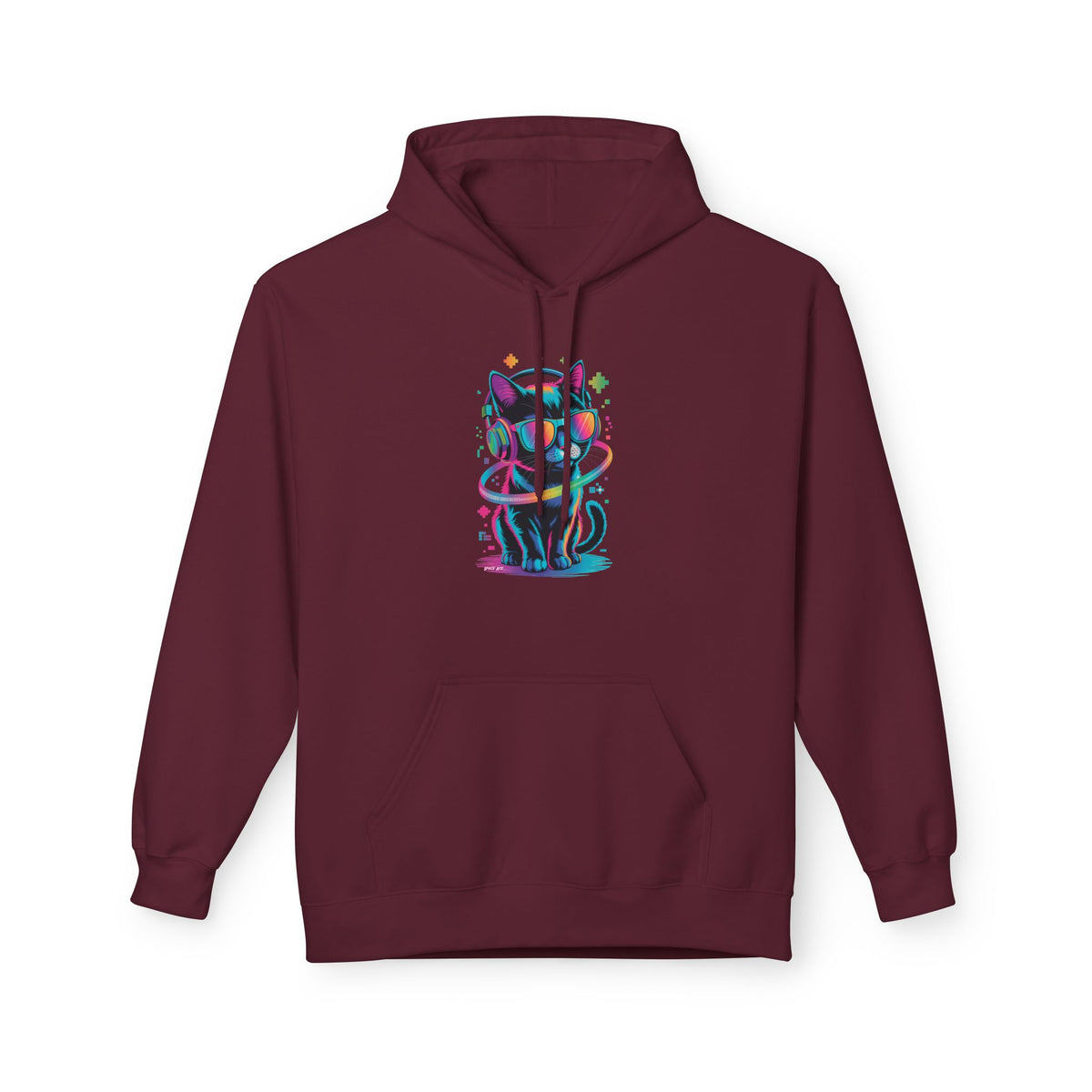 DJ Kitty Beats Hoodie – Cool Cat Graphic Pullover