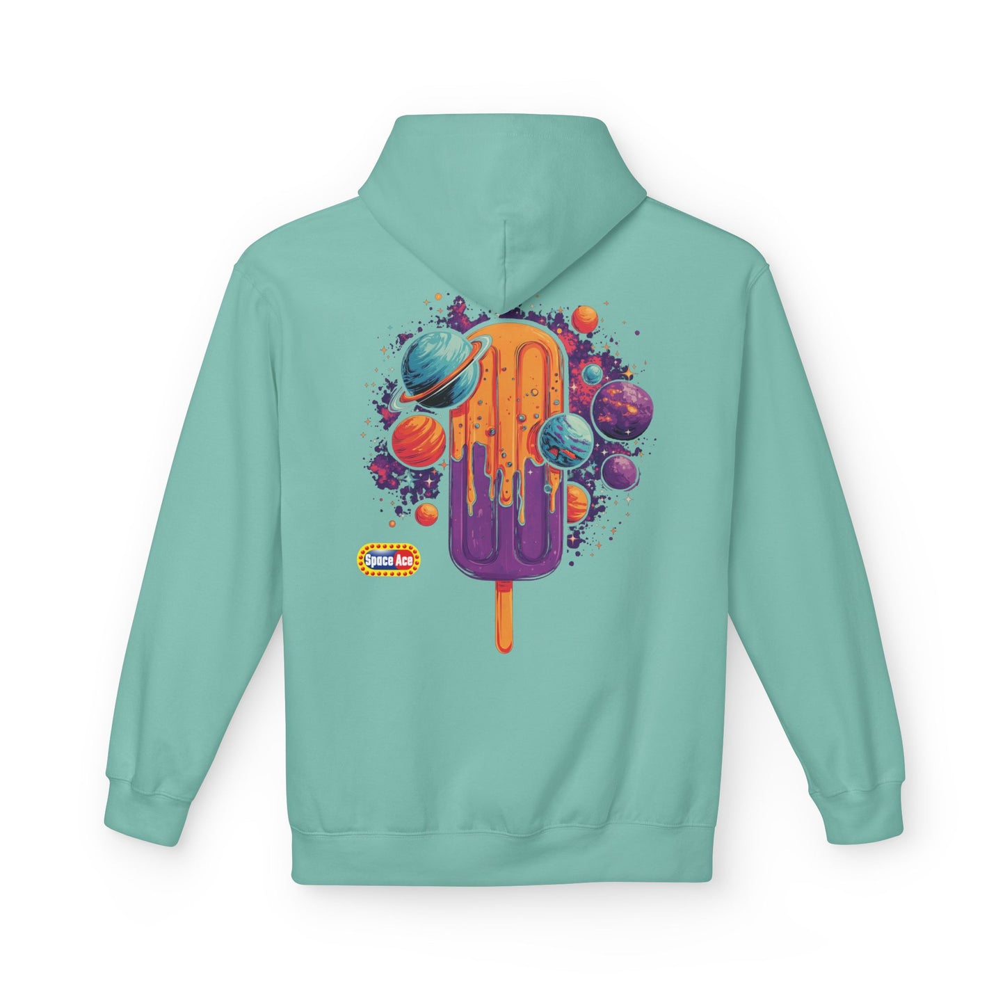 Cosmic Popsicle Hoodie — Space Graphic Sweatshirt