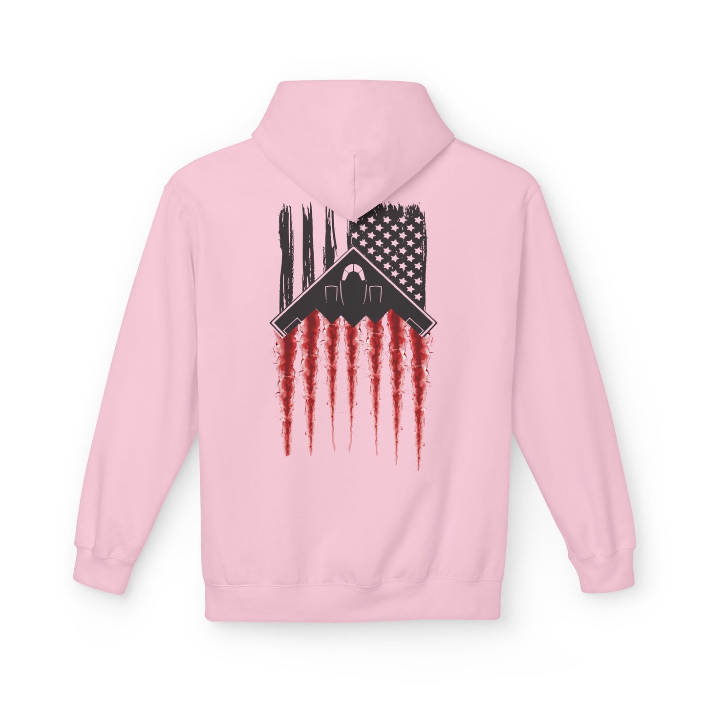 Patriotic Popsicle Hoodie — American Flag Stealth Graphic
