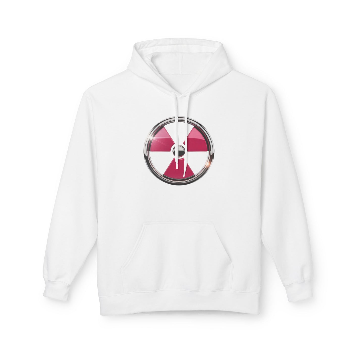 Radiation Warning Hoodie, Unisex Fleece Pullover, Gamers Apparel, Gift for Science Lovers, Eco-Friendly Fashion, Comfortable Streetwear