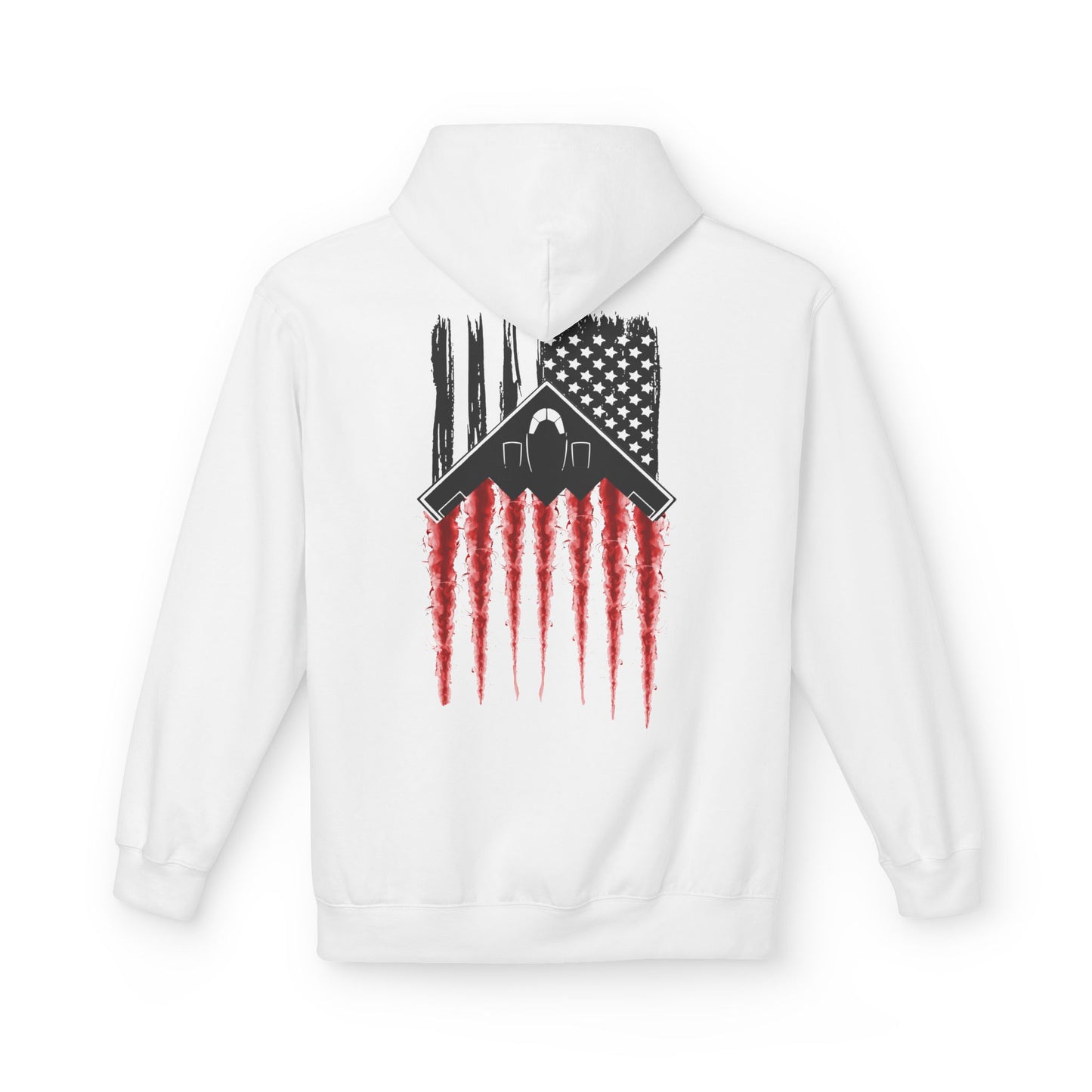 Patriotic Popsicle Hoodie — American Flag Stealth Graphic
