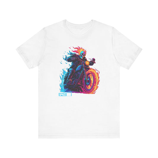 Hero Series - Flaming Bike T-Shirt