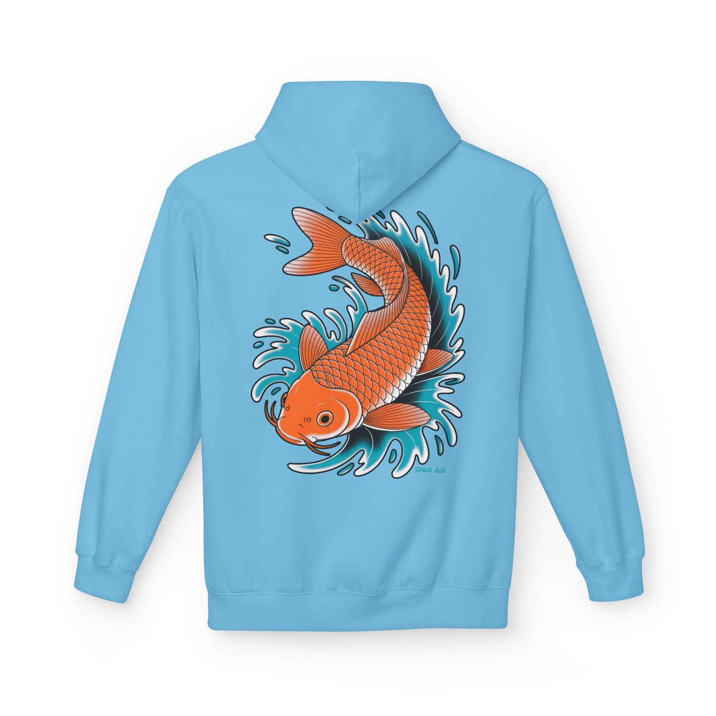 Koi Tattoo Hoodie — Japanese Koi Fish Graphic Pullover