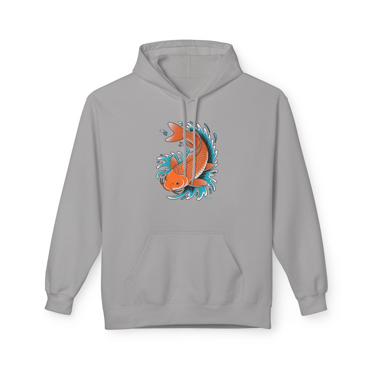 Koi Tattoo Hoodie — Japanese Koi Fish Graphic Pullover