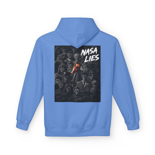 NASA Lies Hoodie — Conspiracy Graphic Pullover