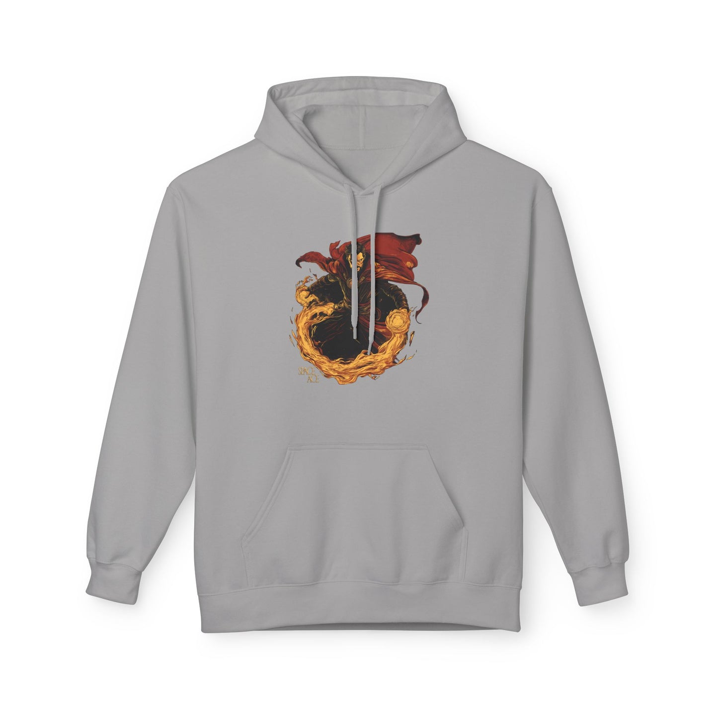 Magic Sorcerer Hoodie — Fiery Mystic Doctor of Science Graphic Pullover
