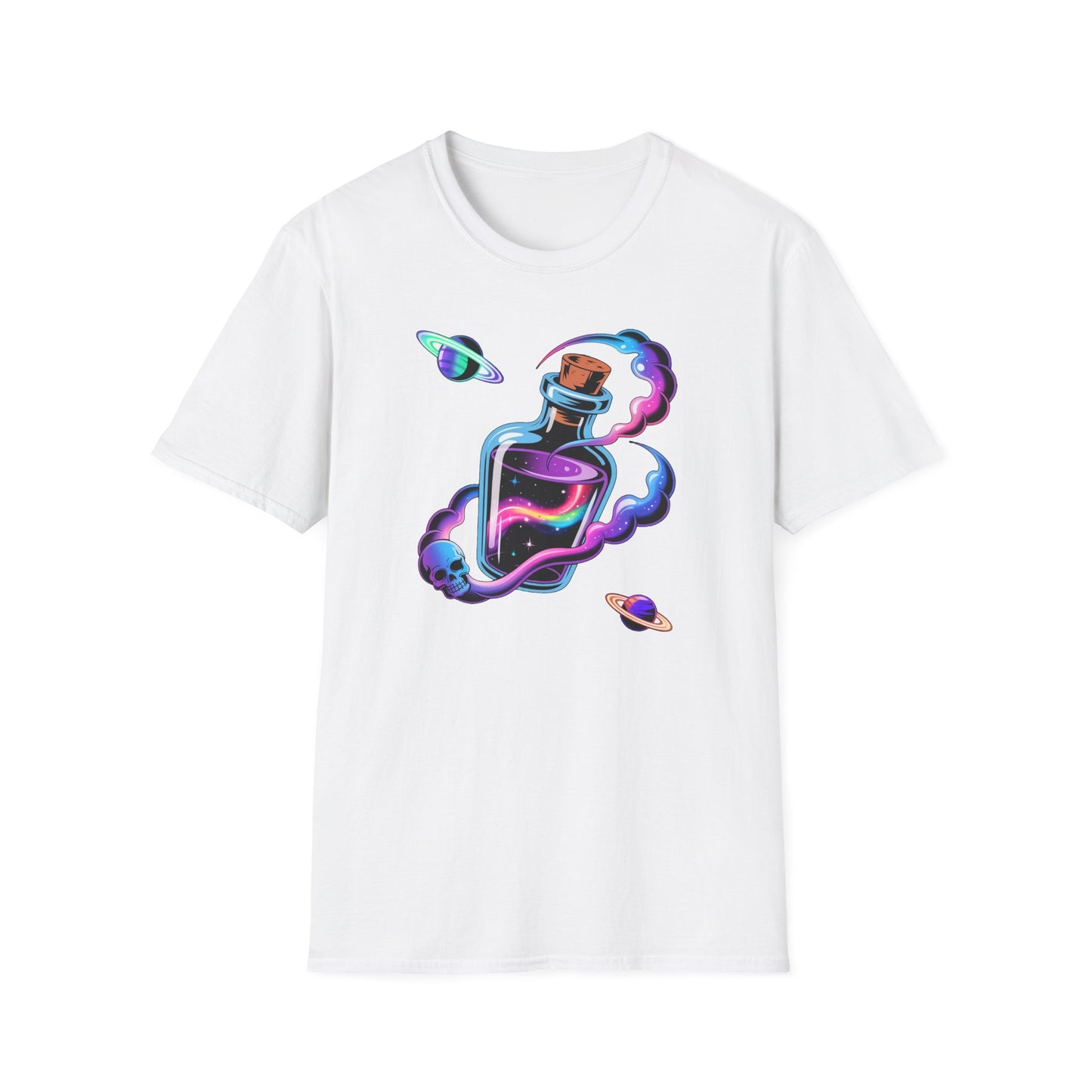 Galactic Potion T-Shirt, Cosmic Tee, Space Shirt, Gift for Astronomers, Science Lovers, Boho Style Apparel