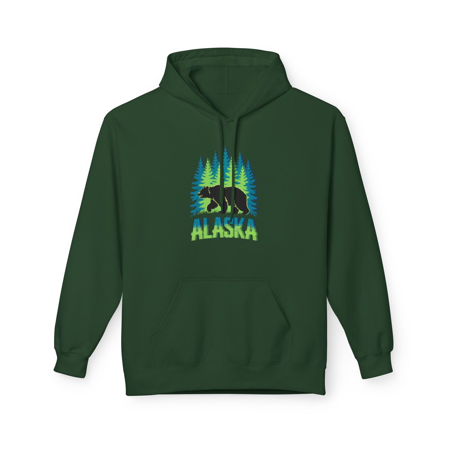Alaska Bear Forest Hoodie