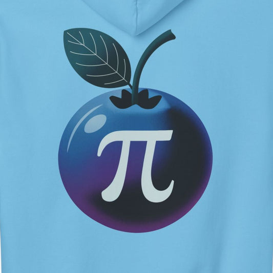 Blueberry Pi Hoodie — Sweatshirt for Pi Day