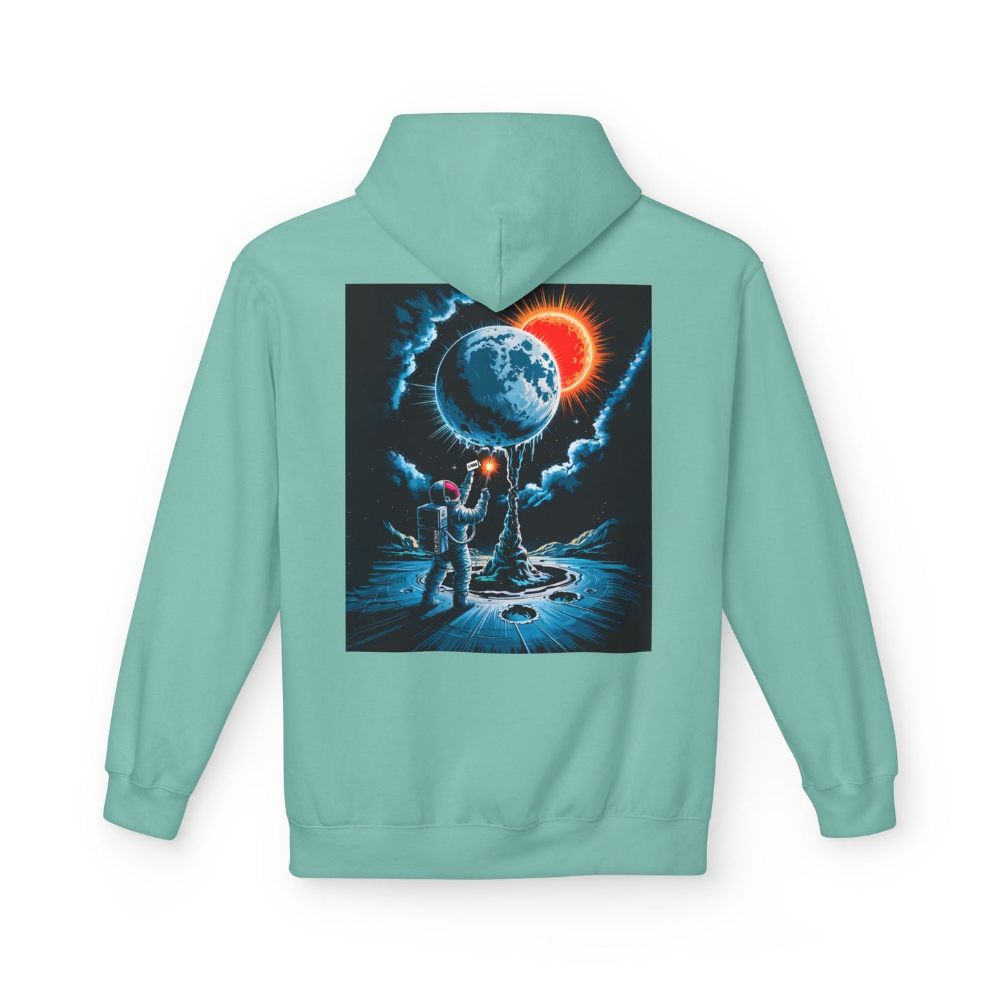Moon Archinaut Hoodie — Astronaut Retro Vaporwave Graphic Hoodie
