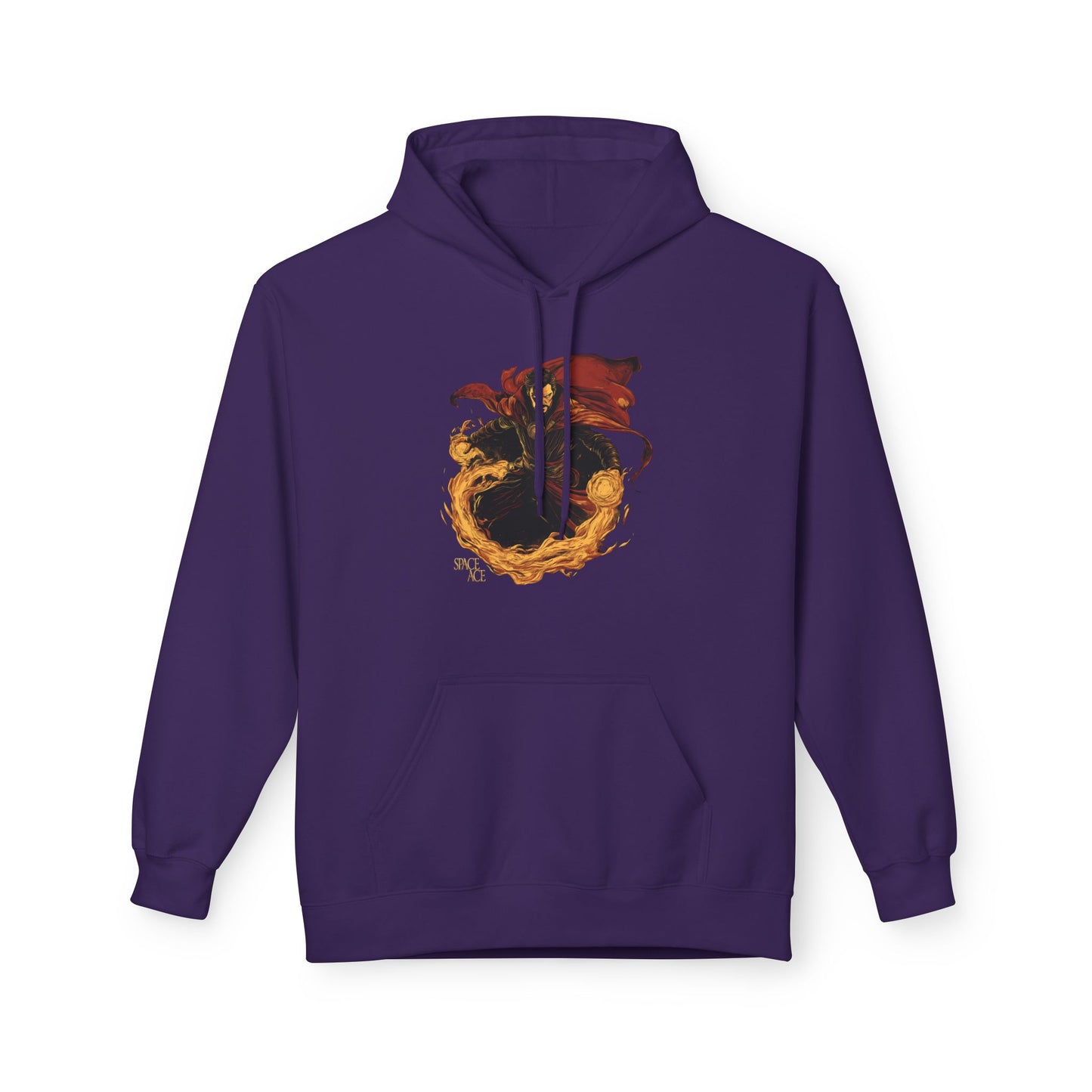 Magic Sorcerer Hoodie — Fiery Mystic Doctor of Science Graphic Pullover