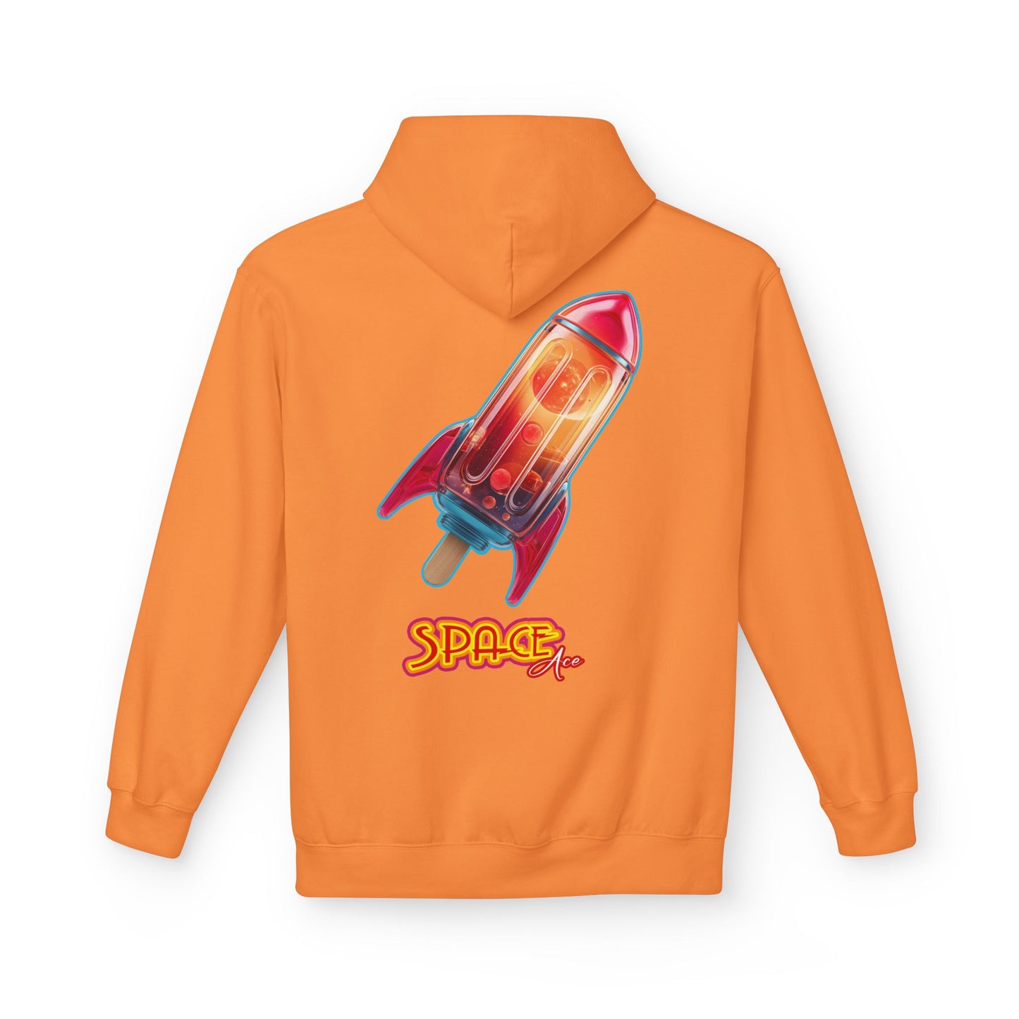 Space Ace-sicle Hoodie - Rocket Pop Ice Lolly Logo