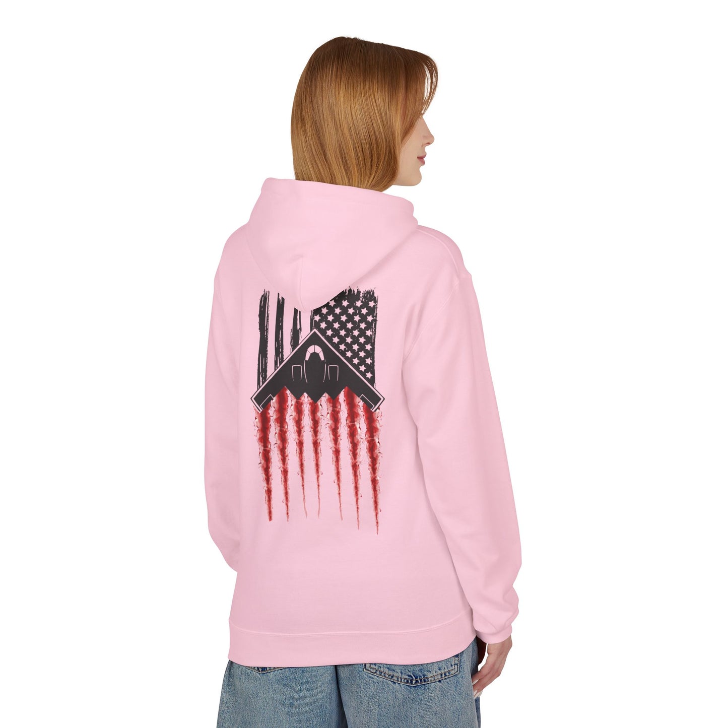 Patriotic Popsicle Hoodie — American Flag Stealth Graphic