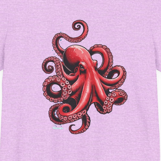 Ocean-Inspired Octopus Tee Perfect for Sea Lovers, Beach Days, Gift for Marine Enthusiasts, Nature Lovers, Summer Fun