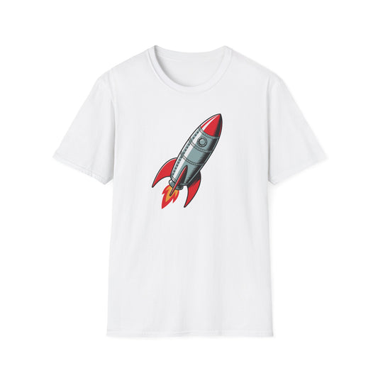 Rocket Graphic T-Shirt Retro Space Rocket Shirt