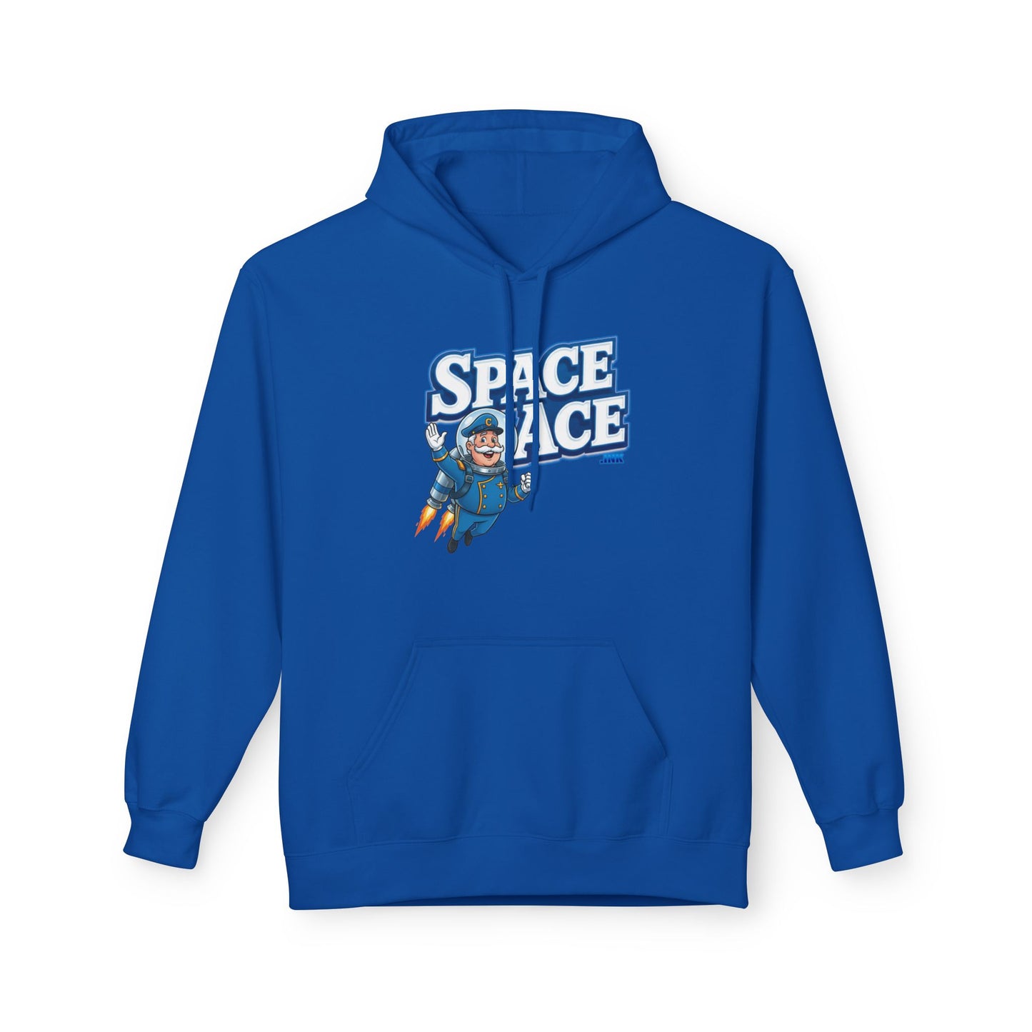 Space Ace Hoodie - General Crunch with Flaming Bike