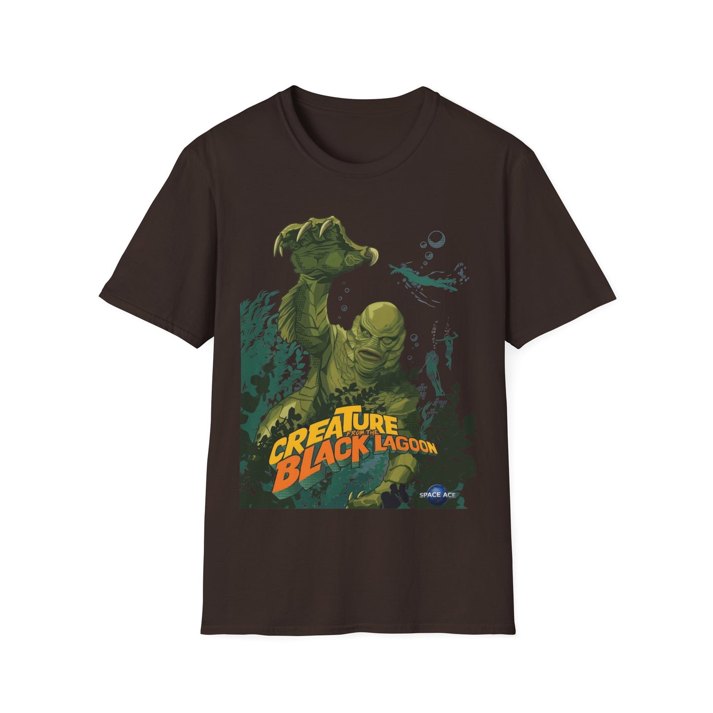 Creature Feature T‑Shirt — Vintage Swamp Monster Movie Graphic Tee