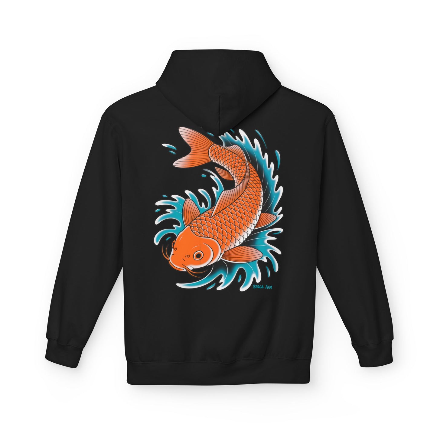 Koi Tattoo Hoodie — Japanese Koi Fish Graphic Pullover