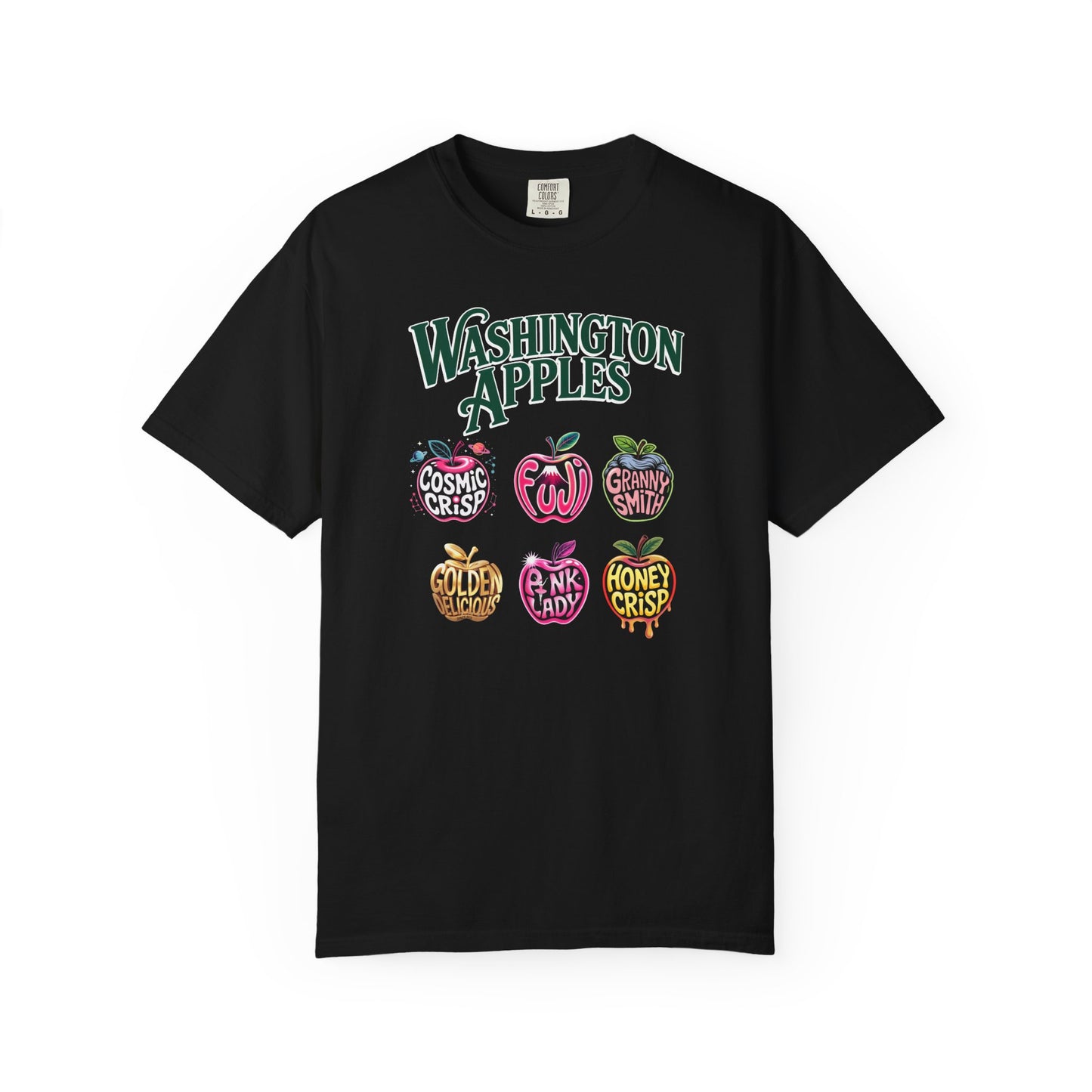 Washington Apples Graphic Tee, Series 1 Cosmic Crisp thru Honey Crisp