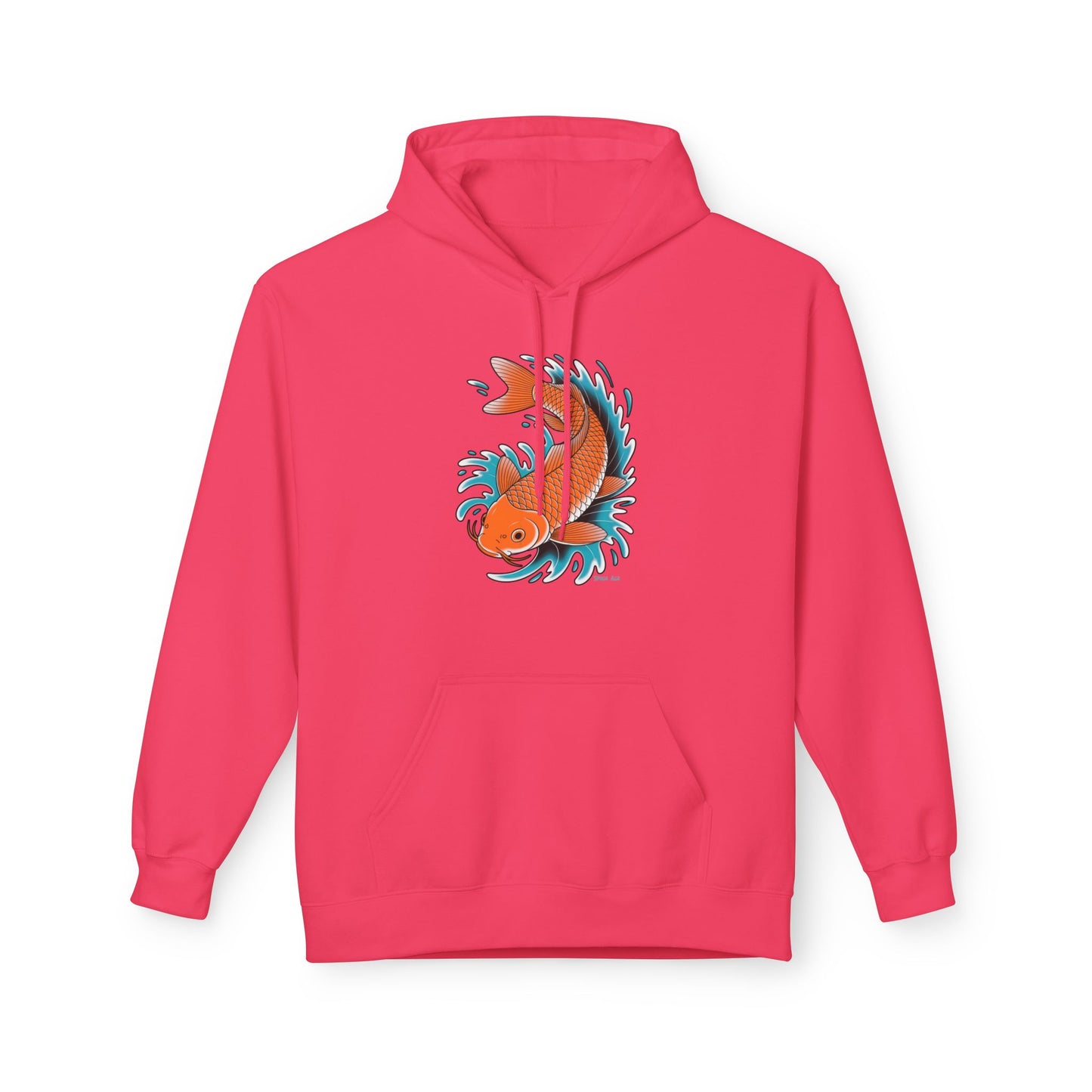 Koi Tattoo Hoodie — Japanese Koi Fish Graphic Pullover