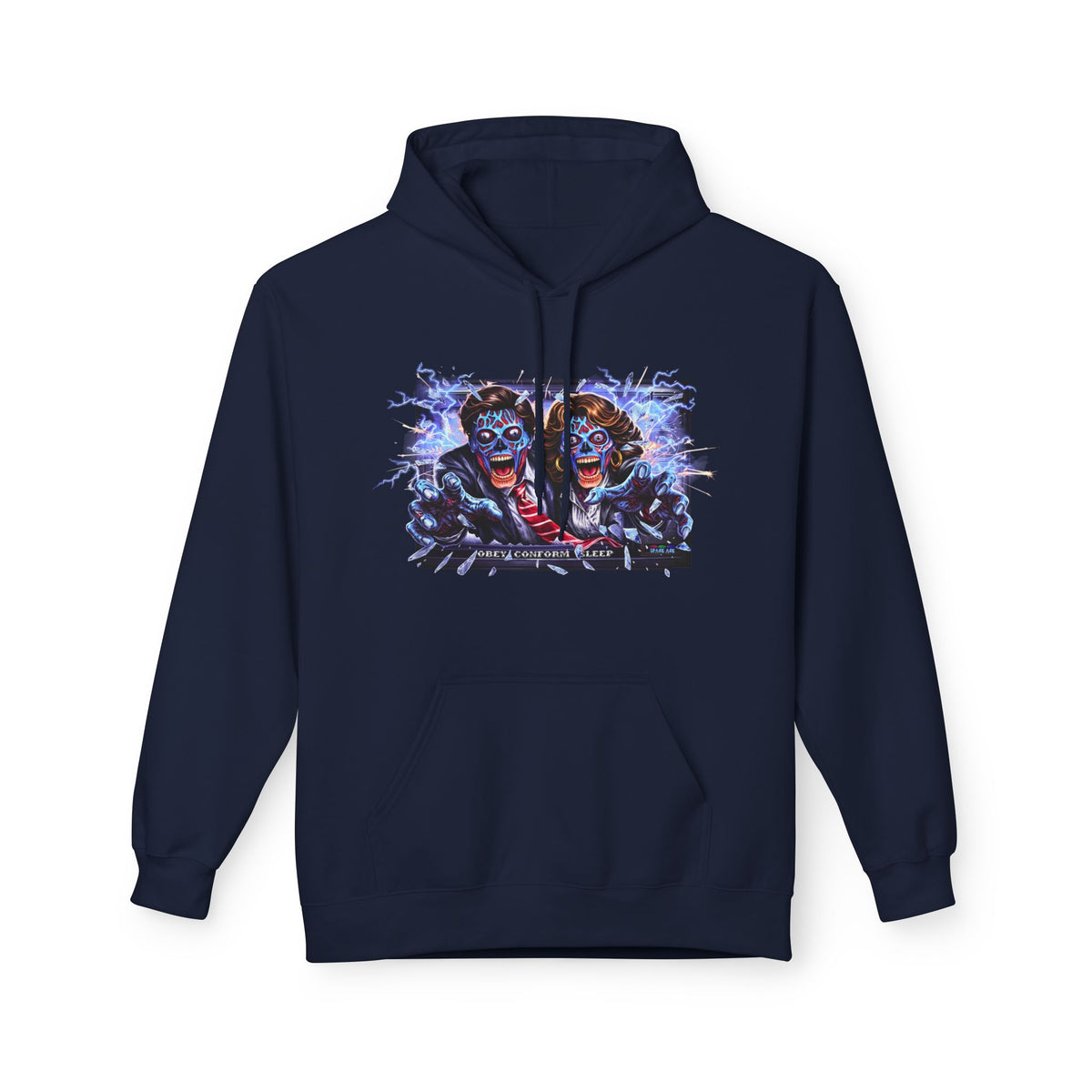 NASA Lies Hoodie — Conspiracy Graphic Pullover