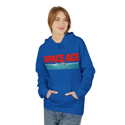 Space Ace Jawsy Hoodie – Retro Surf Graphic Pullover
