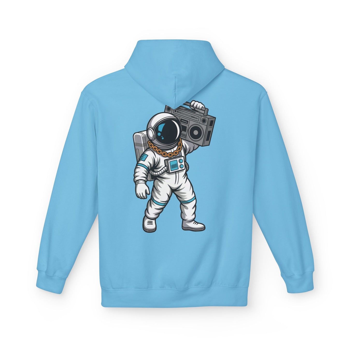 Astronaut Evolution Hoodie – Retro Space Explorer Graphic Hoodie