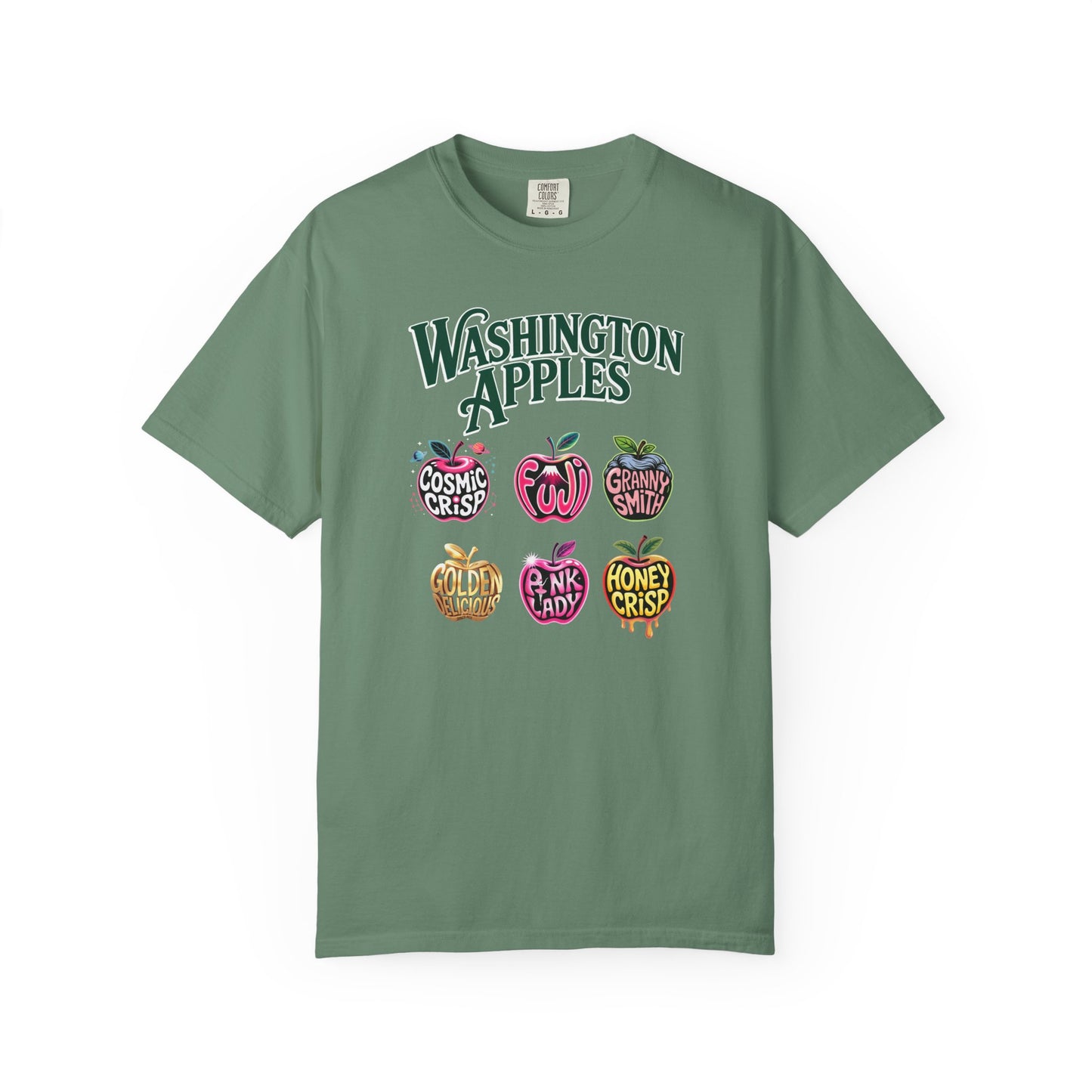 Washington Apples Graphic Tee, Series 1 Cosmic Crisp thru Honey Crisp