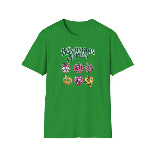 Washington Apples T-Shirt Vintage Fruit SoftStyle Tee