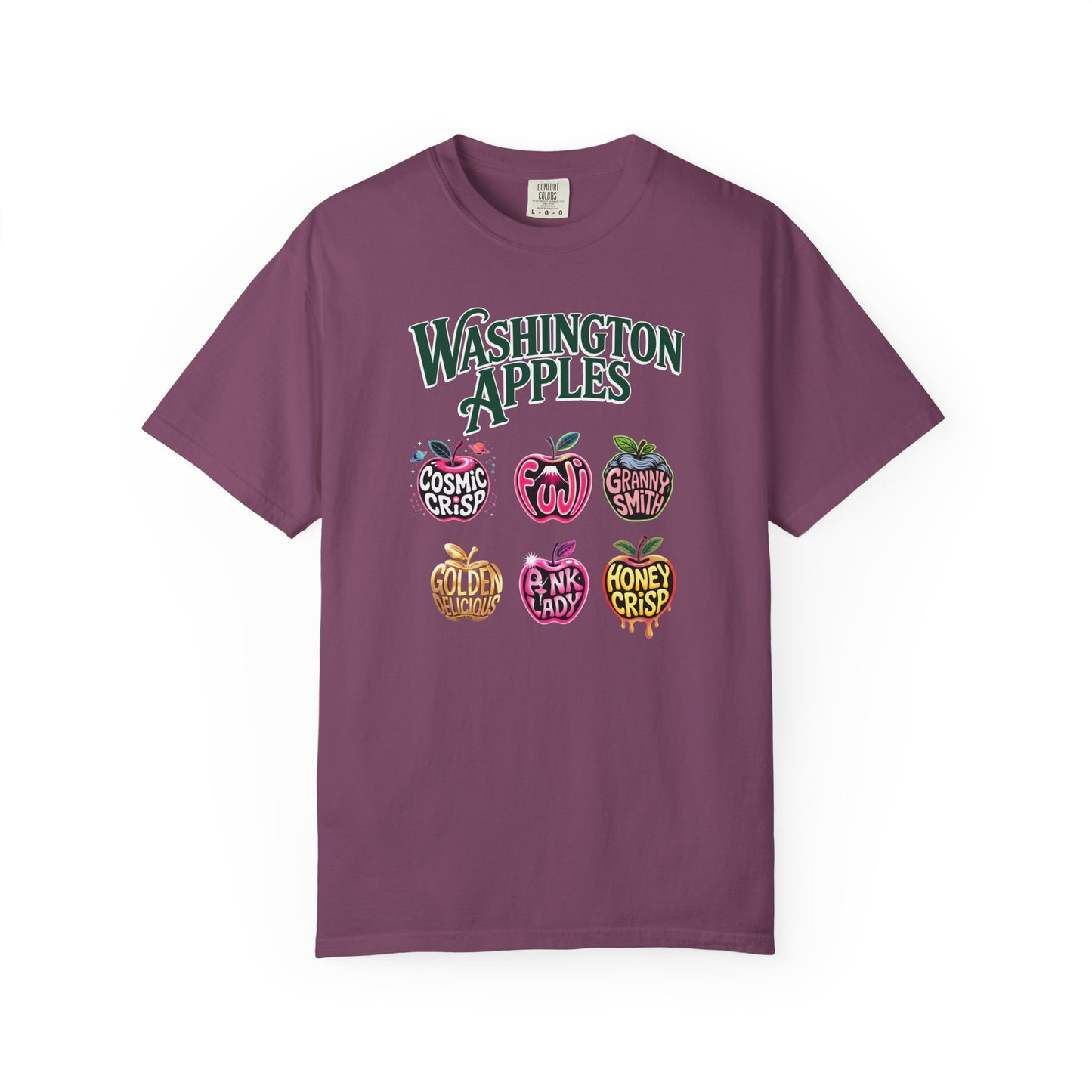 Washington Apples Graphic Tee, Series 1 Cosmic Crisp thru Honey Crisp