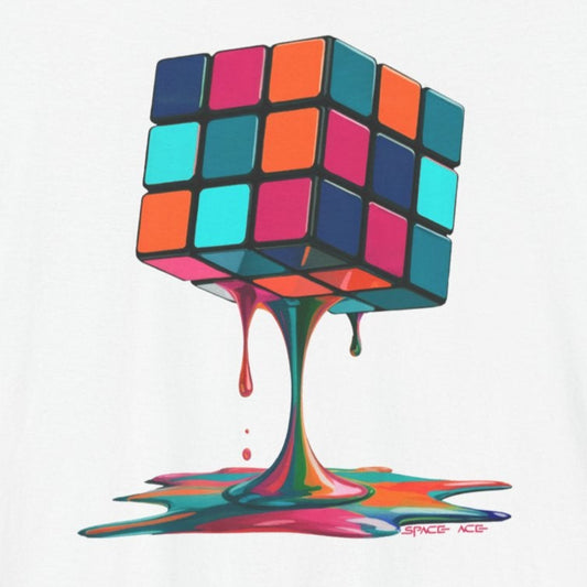 Puzzle Cube Tee, Retro Graphic Shirt, Unisex T-Shirt, Gift for Gamers, Fun Casual Wear, Trendy Street Fashion