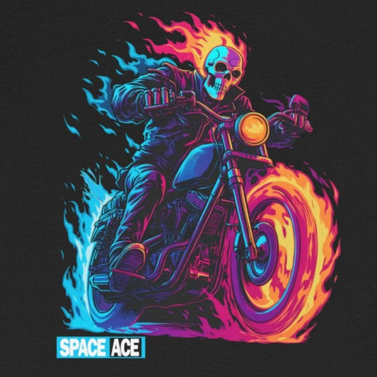 Hero Series - Flaming Bike T-Shirt