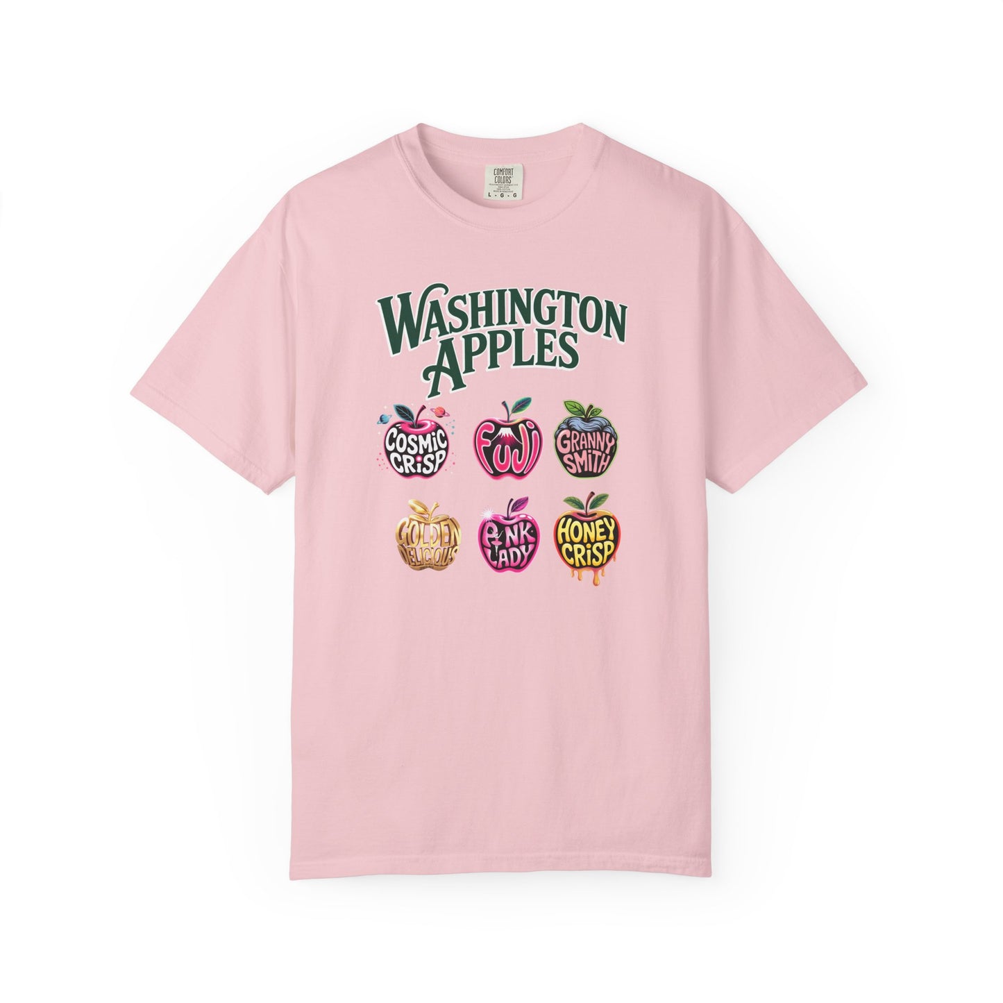 Washington Apples Graphic Tee, Series 1 Cosmic Crisp thru Honey Crisp
