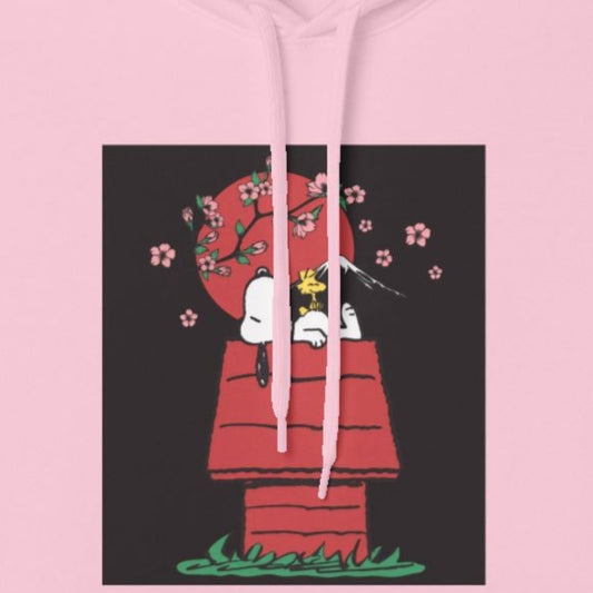 Fun Floral Cartoon Hoodie, Unisex Hoodie, Cute Sweatshirt, Gift for Him/Her/Teen, Casual Wear, Cozy Gift for Any Occasion