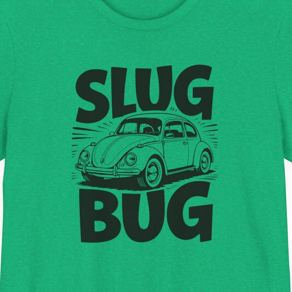 Slug Bug Tee - Fun Vintage Car Graphic, Perfect Gift for VW Lovers, Car Enthusiasts, Casual Wear, Summer Style
