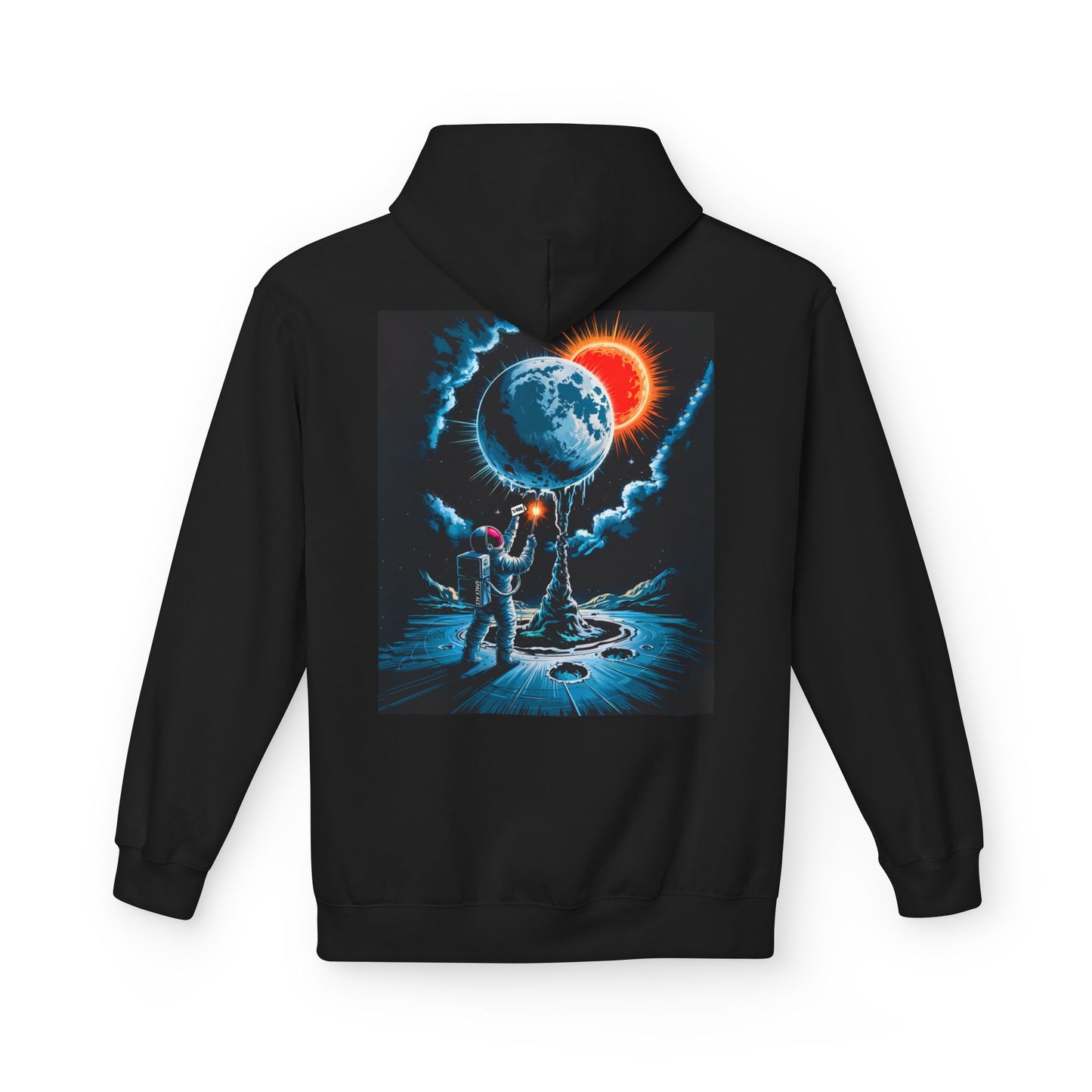 Moon Archinaut Hoodie — Astronaut Retro Vaporwave Graphic Hoodie