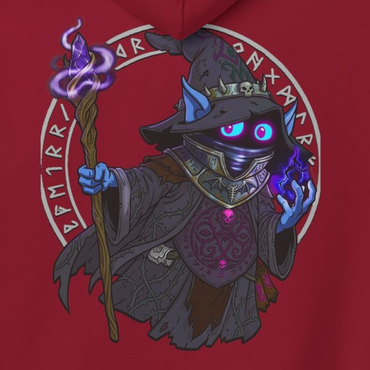 Darko Wizard Hoodie — 'Space Ace of the Universe' Retro Sci‑Fi Pullover