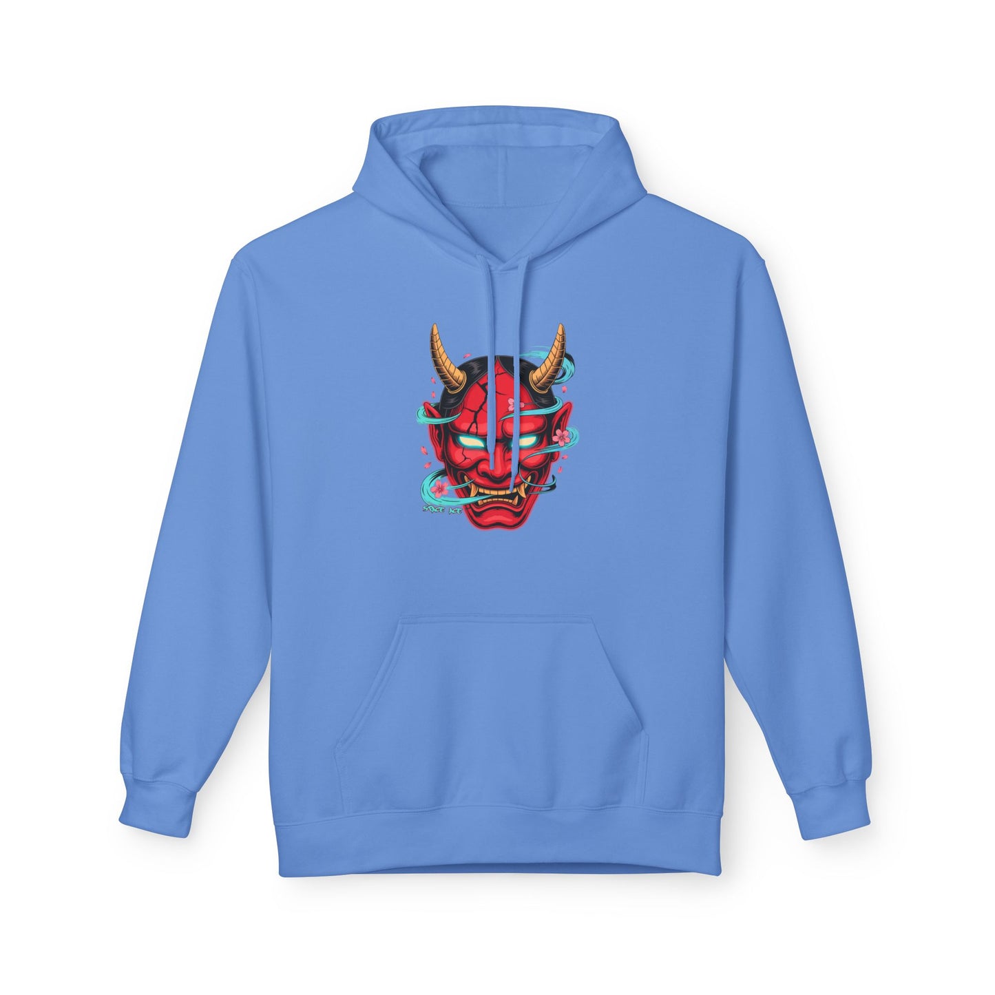 Hannya Mask Hoodie — Japanese Oni Mask Streetwear Pullover