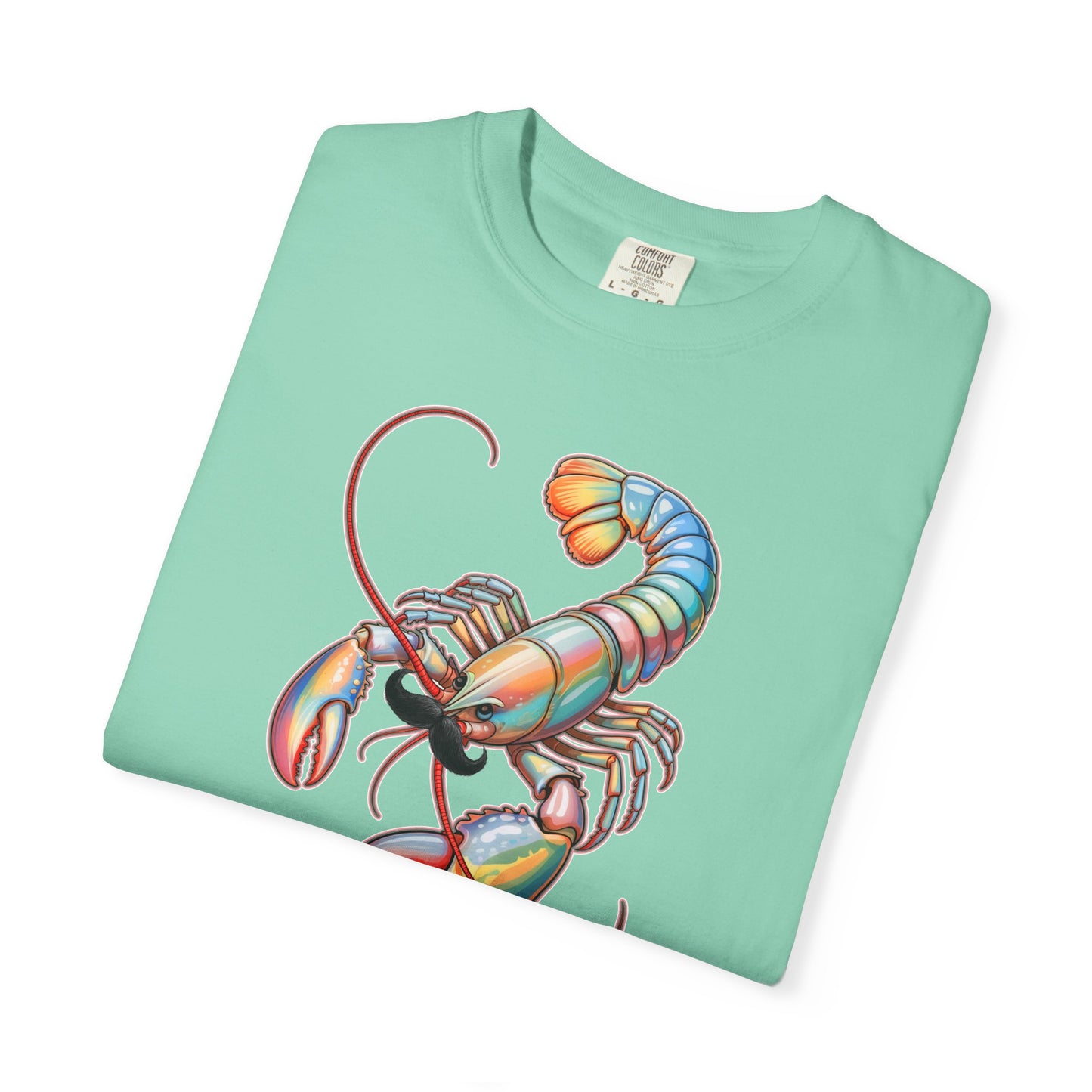Cotton Candy Lobster Mania Graphic T-Shirt