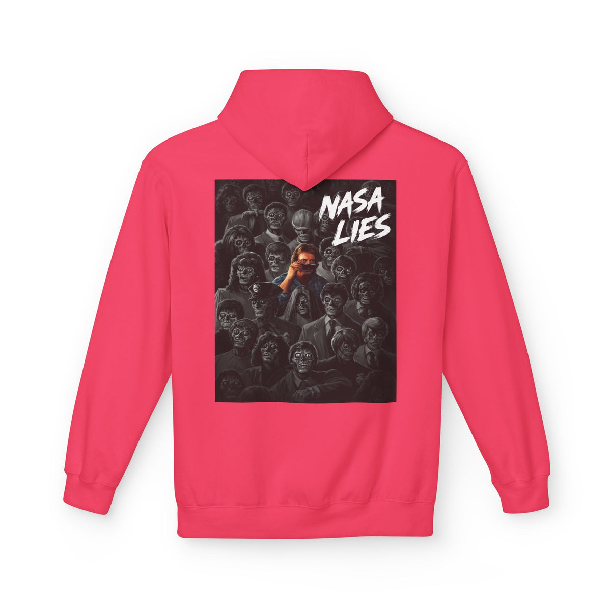 NASA Lies Hoodie — Conspiracy Graphic Pullover