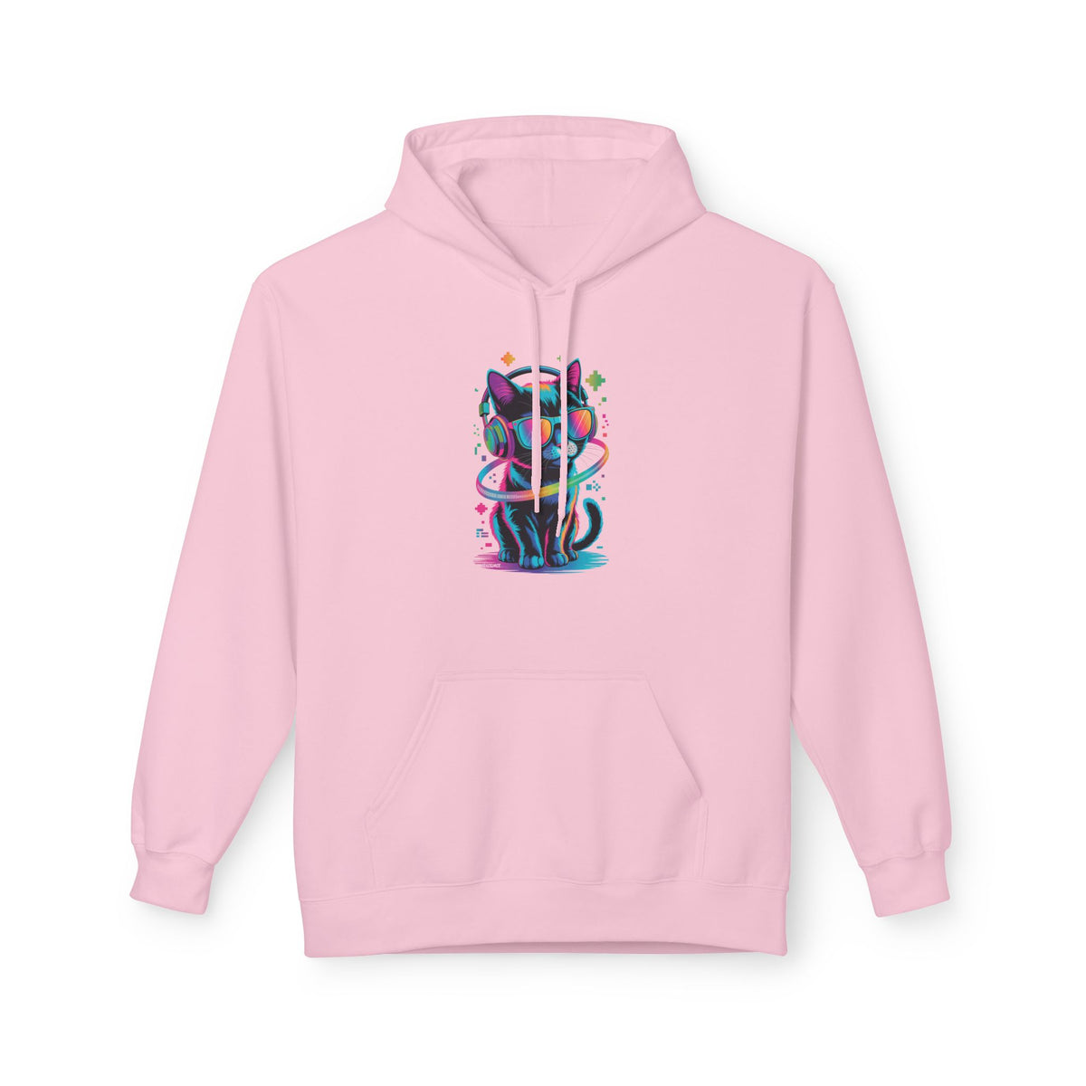 DJ Kitty Beats Hoodie – Cool Cat Graphic Pullover