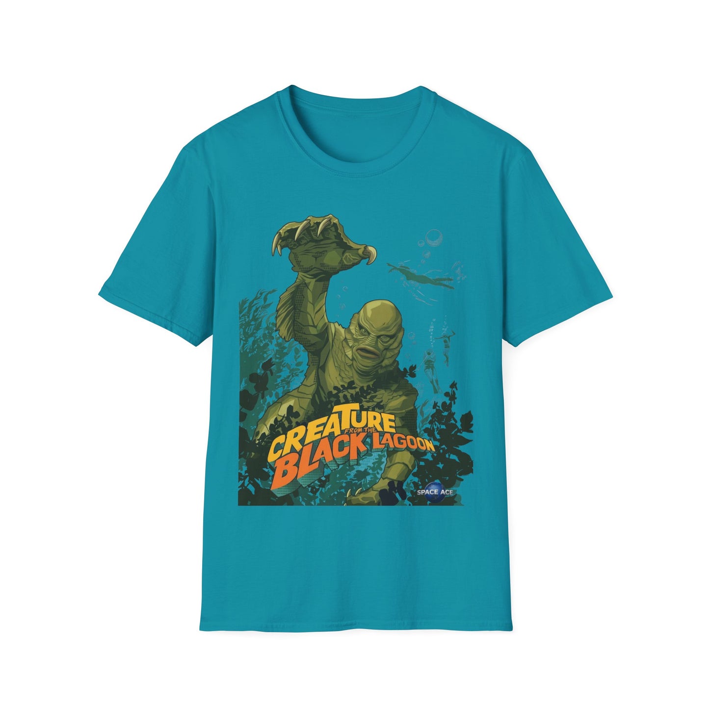 Creature Feature T‑Shirt — Vintage Swamp Monster Movie Graphic Tee