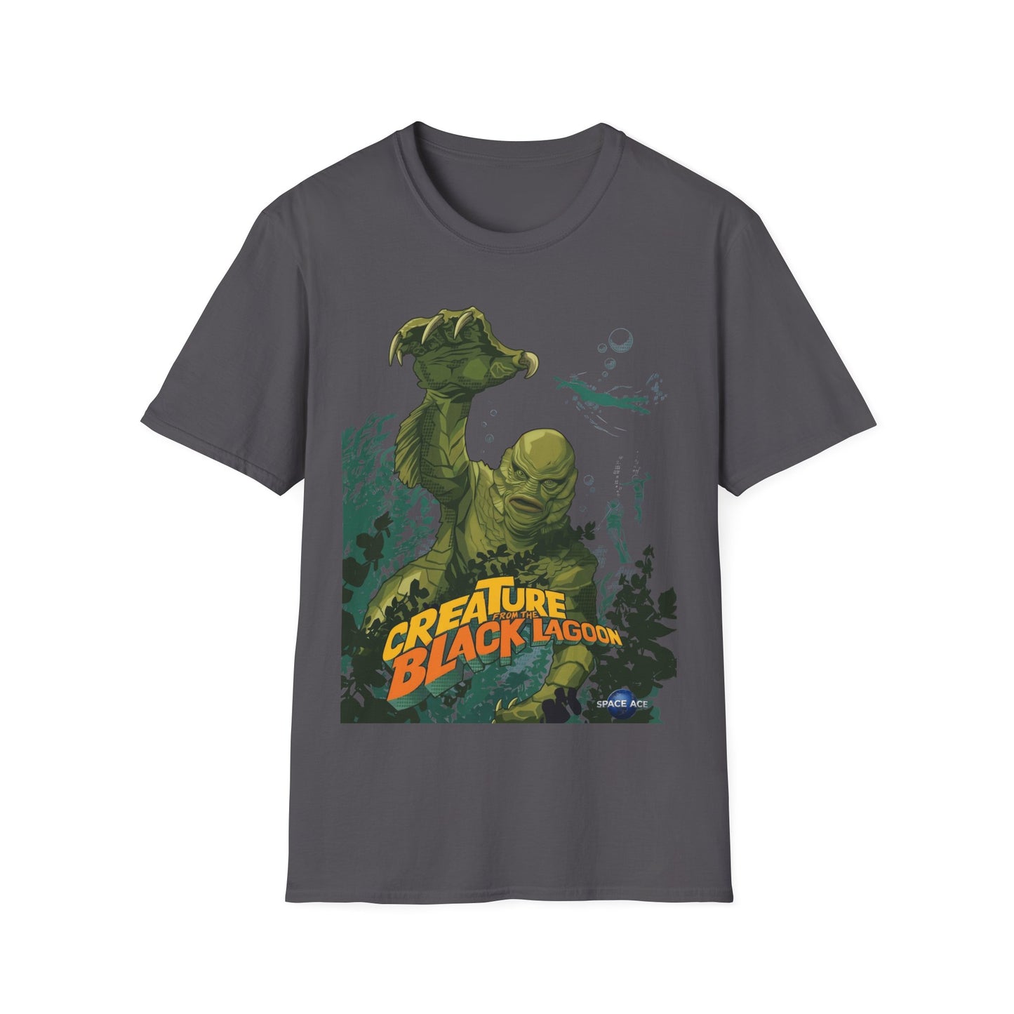 Creature Feature T‑Shirt — Vintage Swamp Monster Movie Graphic Tee